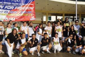 First Class Cadet Officers Snatch Top Three Slots in Run for Freedom