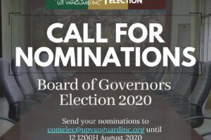 Notice of Nomination of Candidates to the Board of Governors