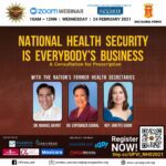 The UP Vanguard pilots forum on Nat’l Health Security with PH’s 3 former DOH Heads on 24 Feb
